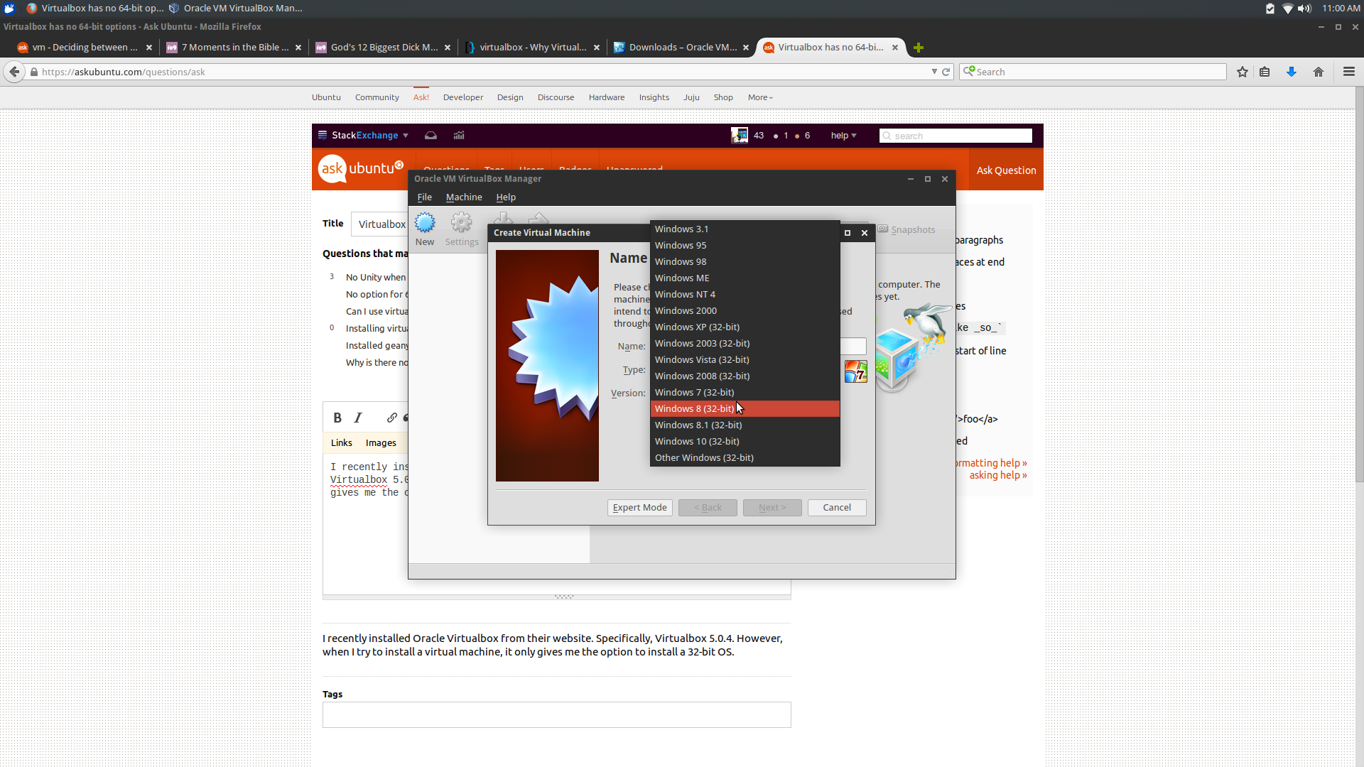 Почему в virtualbox нет выбора x64? виртуальные машины скачать виртуальный диск для виртуальной машины.