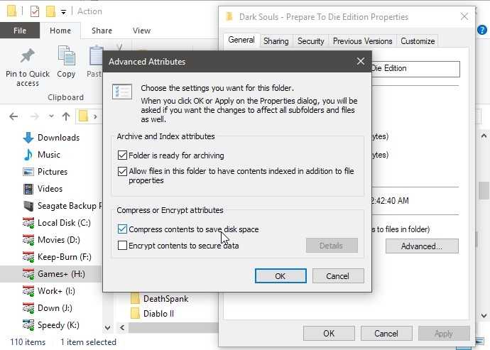 Как сжимать игры и программы в windows 10 | phenquestions